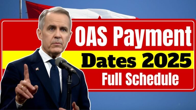 OAS Payment Dates 2025: Full Schedule and Maximum Monthly Amount Revealed