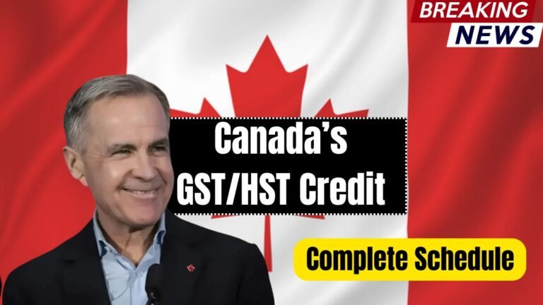 Who Gets Canada’s GST/HST Credit in 2025 and When: Complete Schedule